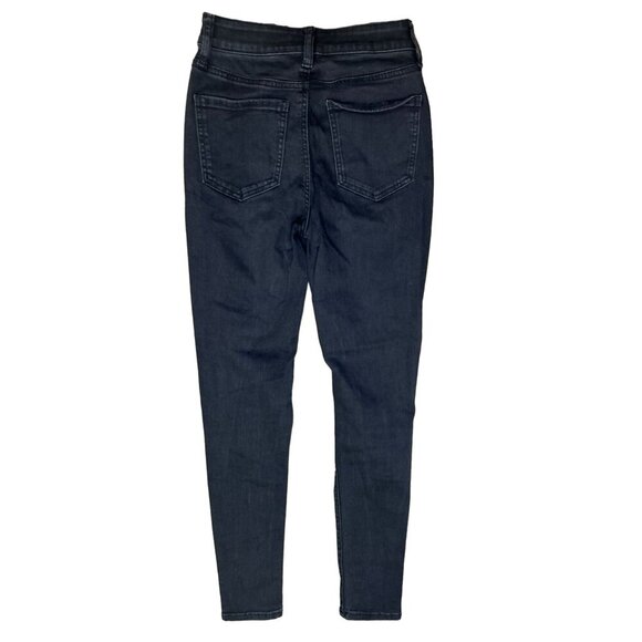 (5 for $25) SO Super High Rise Jegging in Blackβ Destructed Size 1/25 - Picture 3 of 3